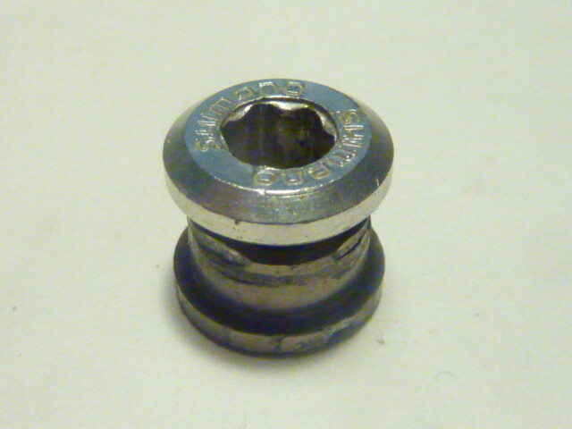 Vintage 4 shimano crankarm bolt Boulon de manivelle  vis pedalier