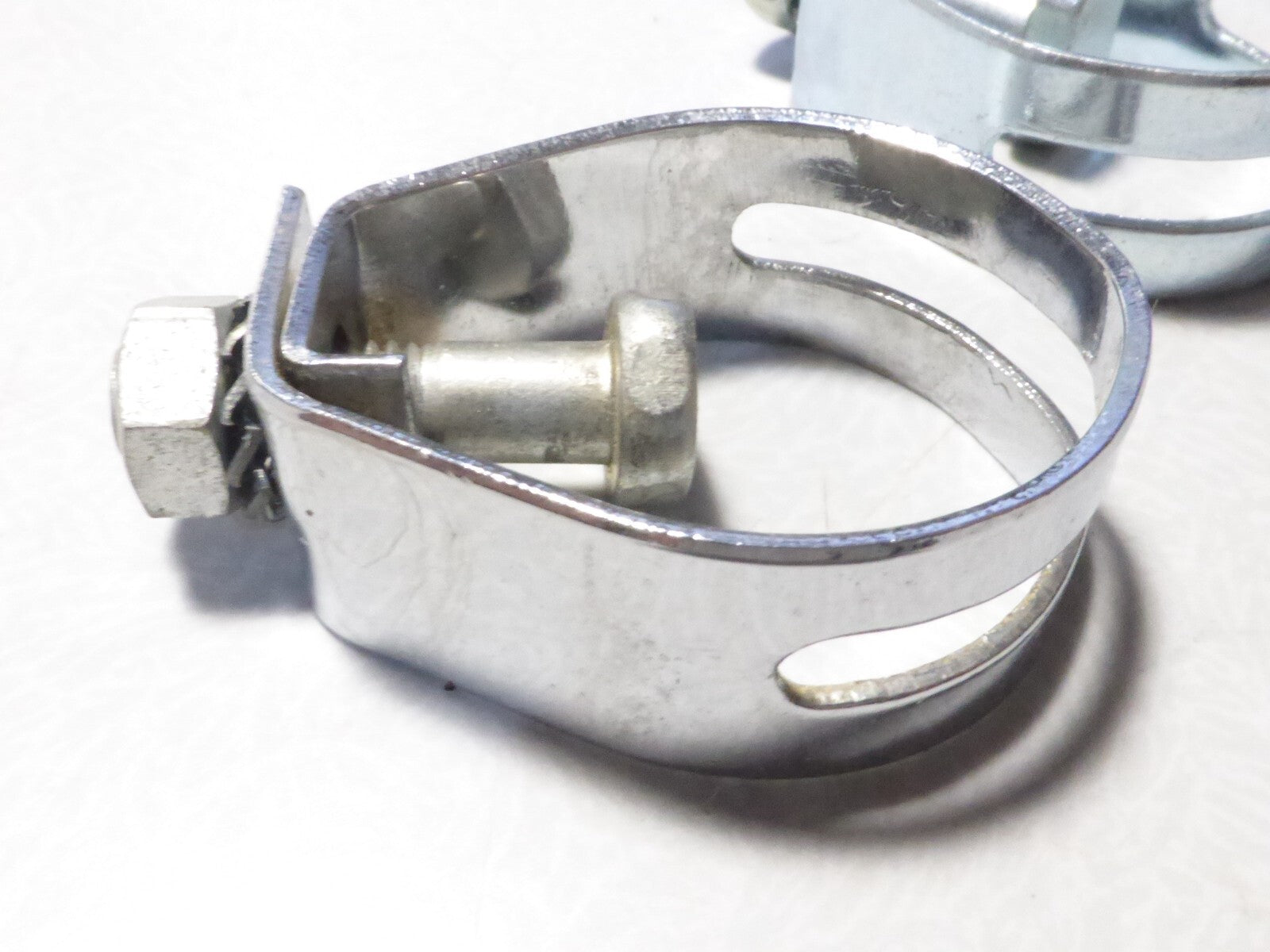 ✨2 ancien collier serrage leviers freins vélo vintage old  BRAKE LEVER clamp  ✨