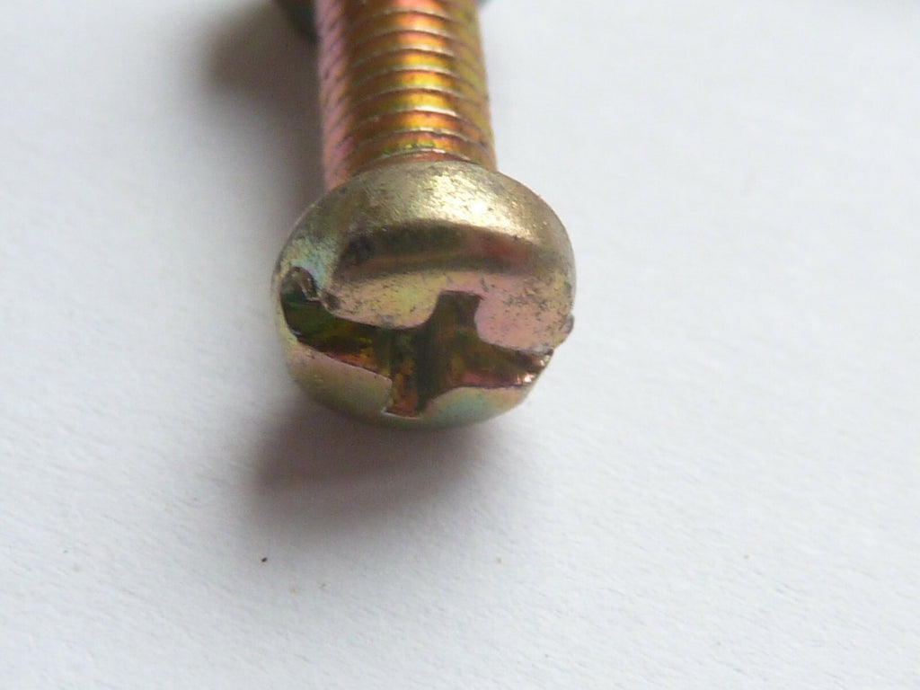 NOS neu 5 VIS Hexagonale Écrou 0.8 cm Whitworth acier doré velo vintage 17x5 mm