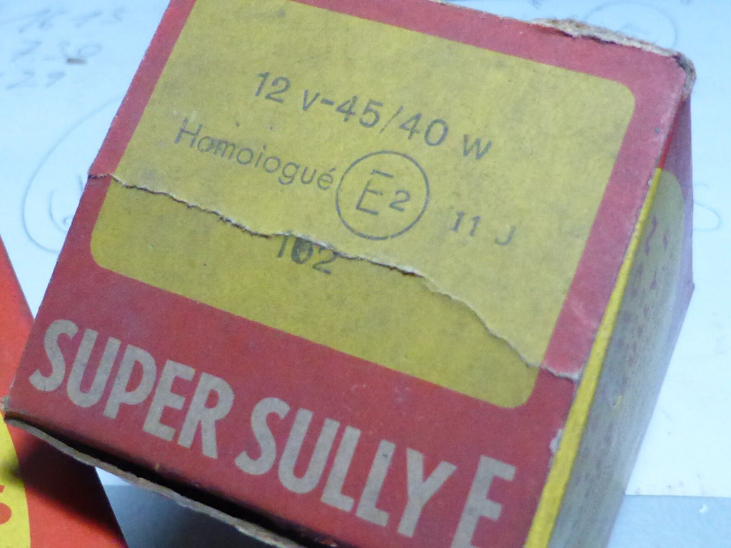 NOS  ampoules SULLY éclairage vintage  12V 45/40W  Bulb