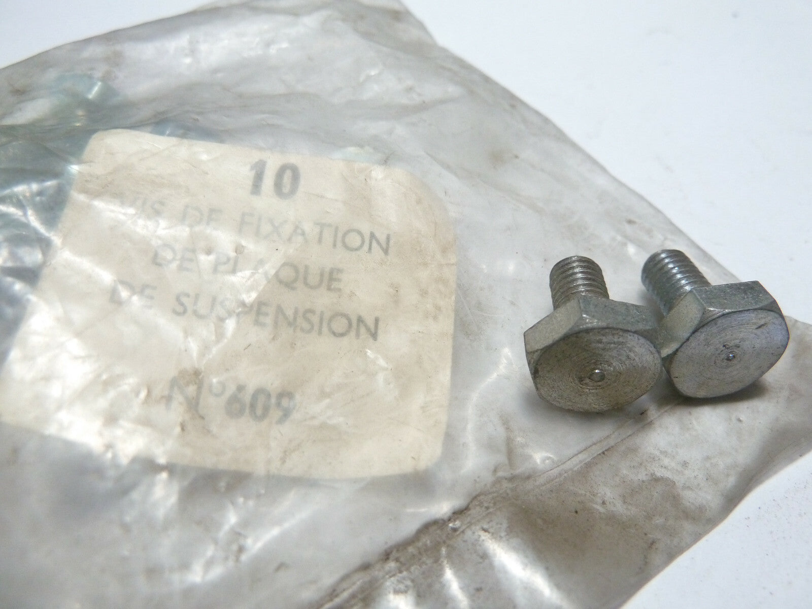 ✨ 2 Vis Épaulées Fixation Moteur Solex 2200 – M6 NOS Algi 1950-1964 ✨