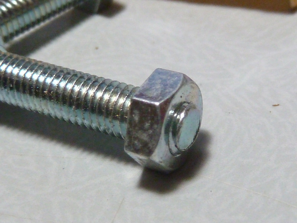 ✨ Ancien stock / NOS 2 vis Algi – M5 x 35 mm – Tête ronde à méplat avec collet