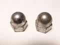 2 anciens stock Ecrou borgne diamètre 8 mm velo vintage collier puky draisienne