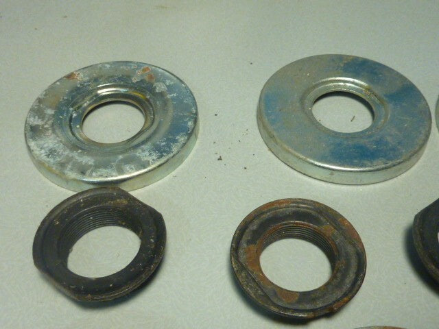lot Cuvettes de pédalier acier ø 40 mm Oldschool, Vintage coupelles cup