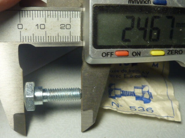 N.O.S boulon fixation axe de frein MOTOBECANE MOTOCONFORT mobylette ..