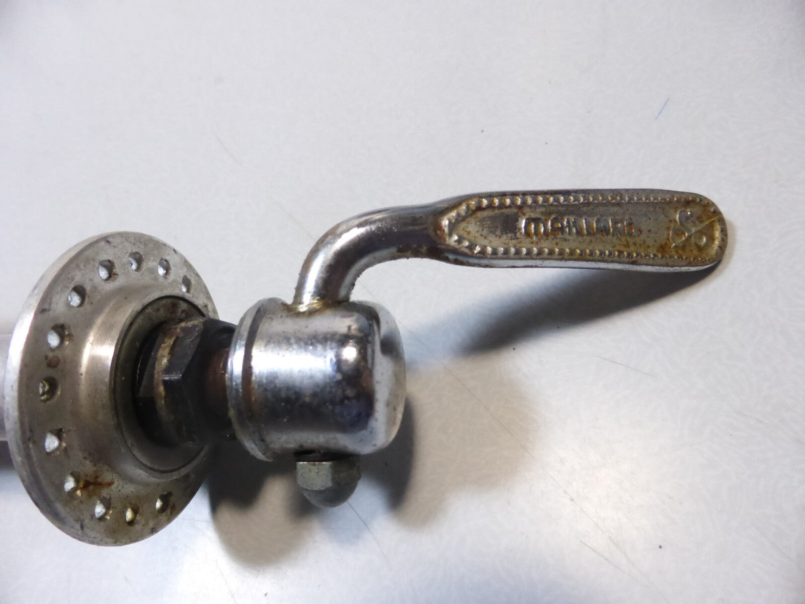 4 vintage axe moyeux maillard sachs shimano front axle