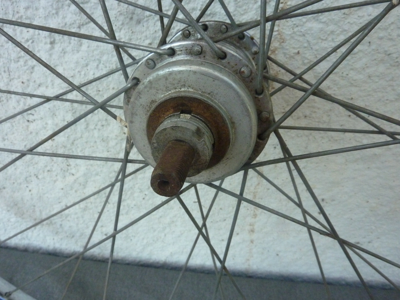 NOS roue jante Samir Saminox  moyeux 3V dreigang 415 torpedo sachs 700C