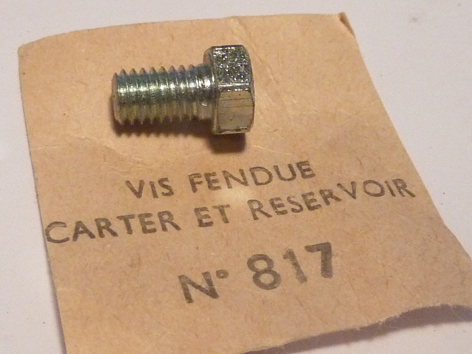 ancien stock 4 vis carter réservoir M6x100 motobecane peugeot Cyclo MBK solex