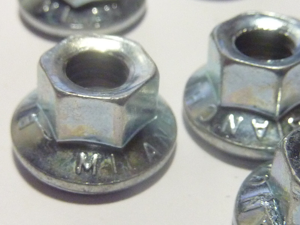 ✨NOS neu anciens vintage 10 écrous de vélo BIANCHI MILANO M6 FREINS  nuts✨