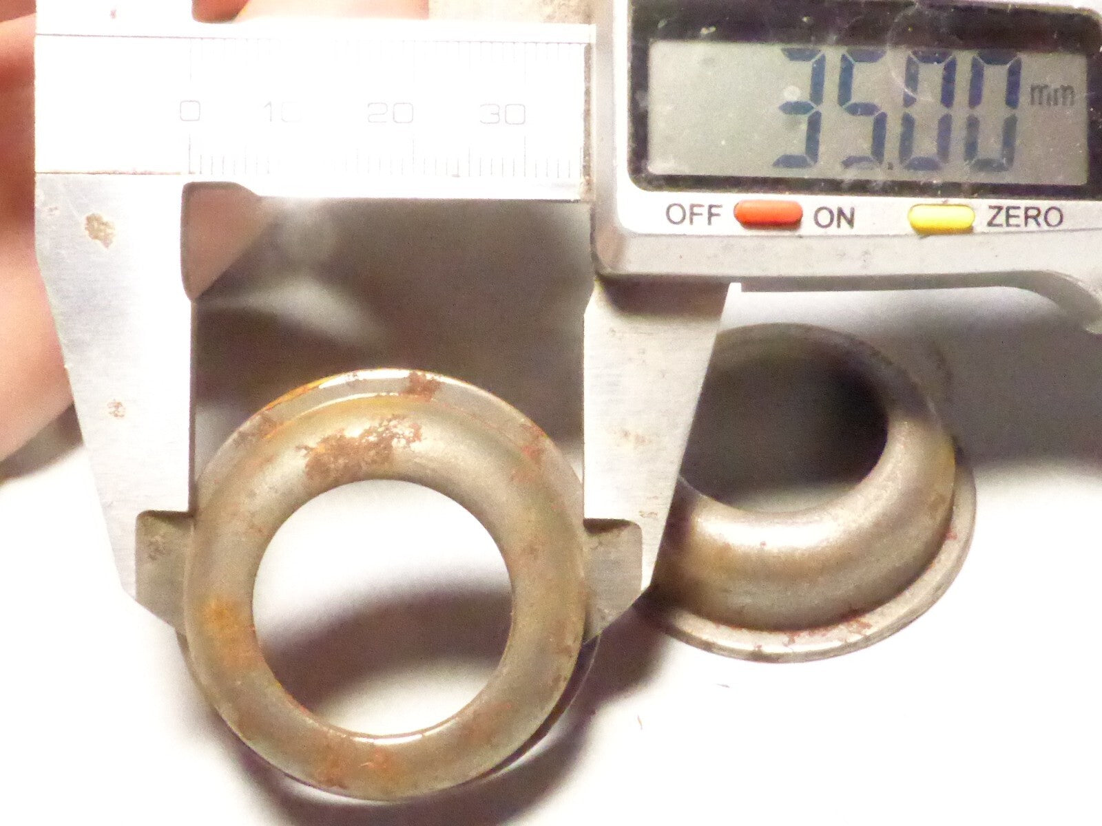 ✨ Ancien stock / NOS 2 Cuvettes de pédalier acier Ø 40 mm  Oldschool / Vintage ✨
