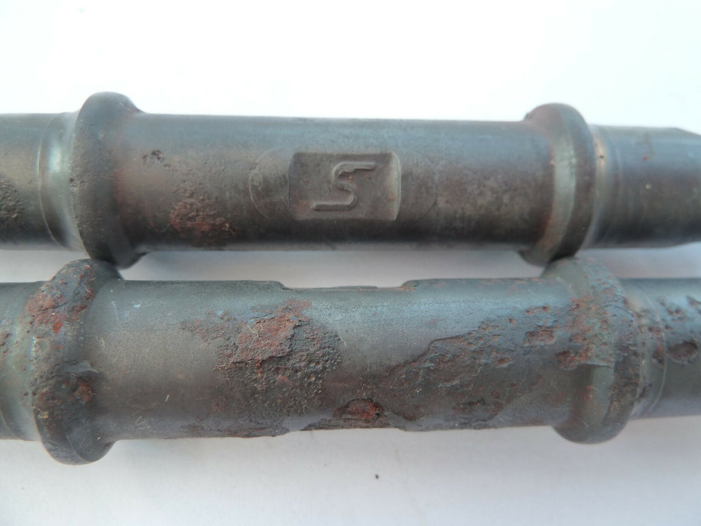 AXE PEDALIER STRONGLIGHT vintage bottom bracket axle 122 mm  eroica a tarauder