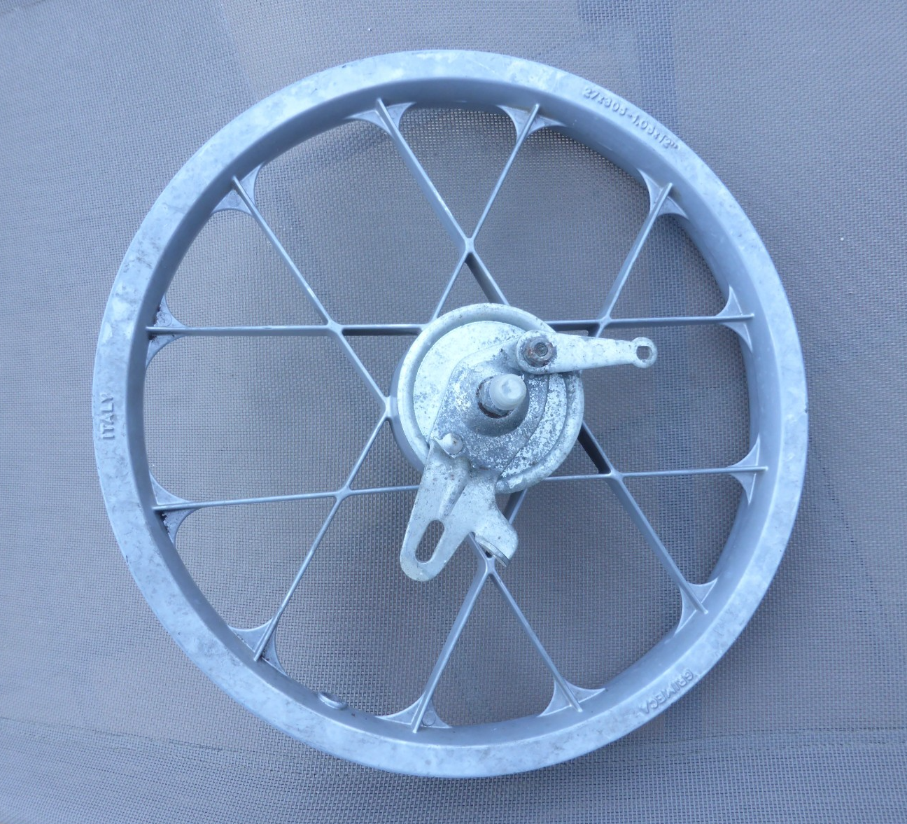 ✨ NOS Roue BMX 1.06x12"  à Bâtons Aluminium – Frein Tambour - Grimeca  27×305 ✨