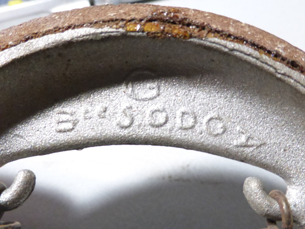 Mâchoires de frein à tambour neuve ancien stock pour Ø 90 LELEU SGDG breveté