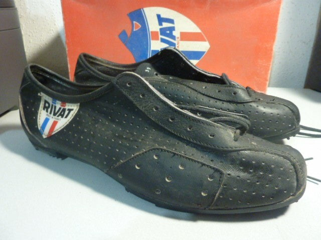Chaussures de cyclisme ancienne   - RIVAT - Made in France - T39