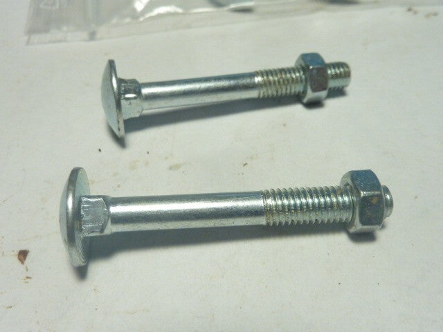 ✨ NOS 2 boulons vis tète ronde méplat vintage ancien stock vis 5x40 mm collet✨