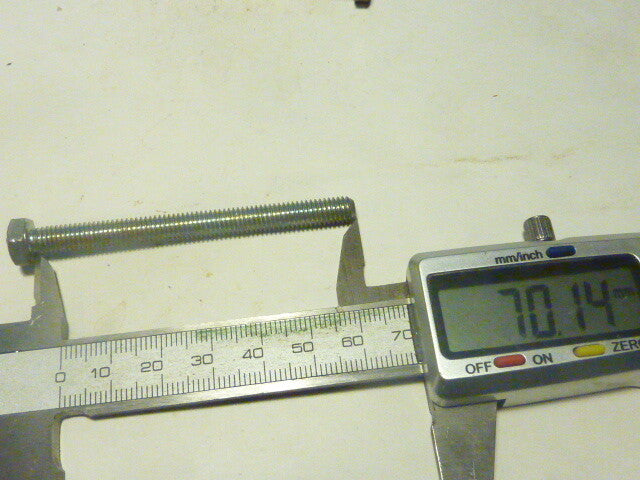 NOS neu 3 vis boulon diamètre 6 mm x 70 mm  fixation mobylette moto solex