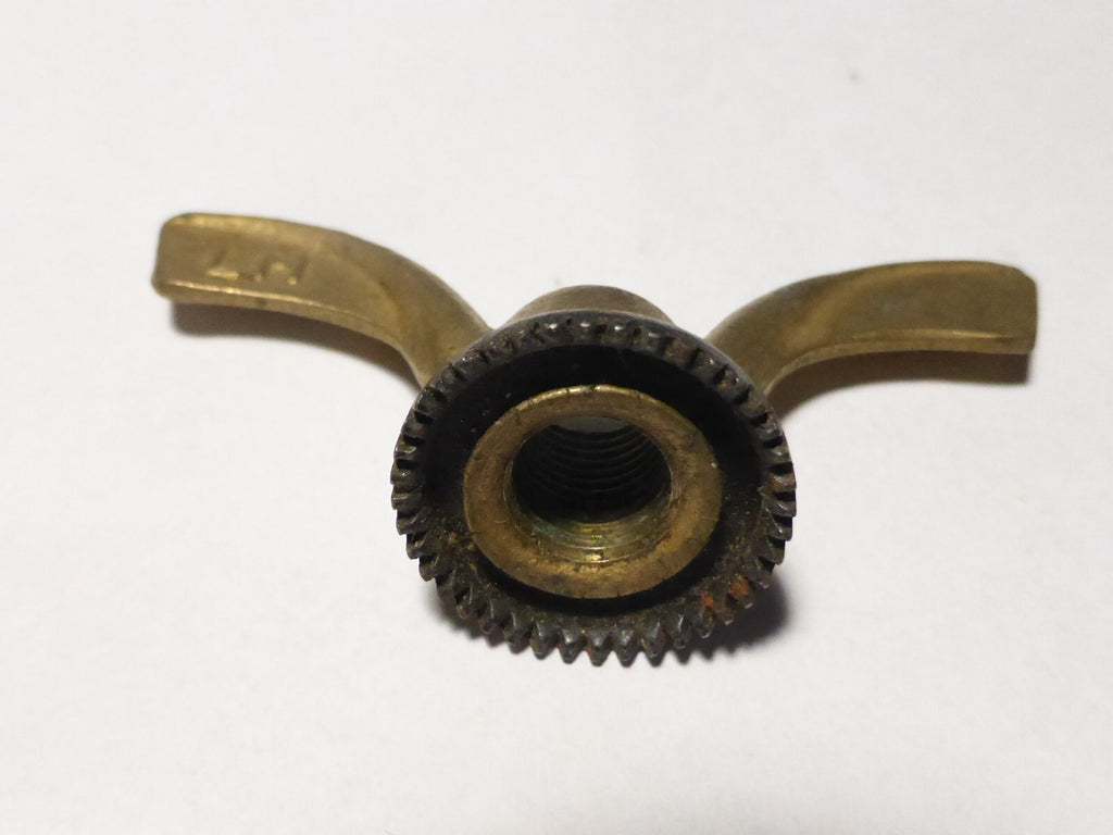 2 anciens Ecrous Papillon Velo Ancien Set Wing Nuts Brass 9 mm vintage LM