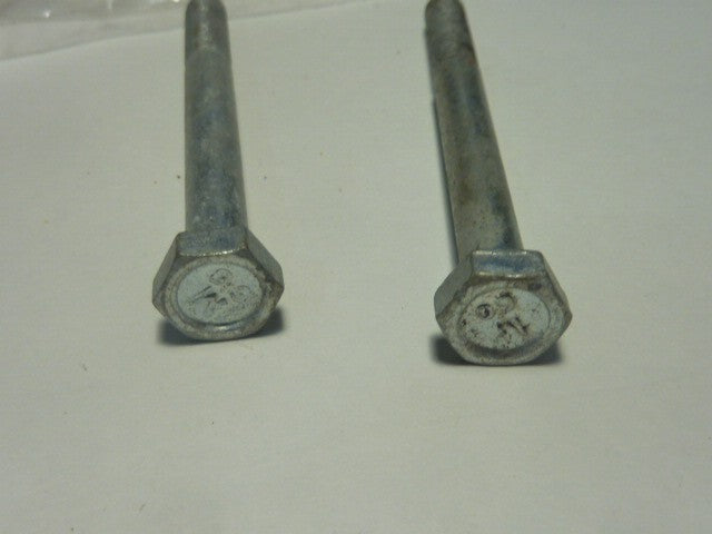 2 boulons acier  6x60 vintage