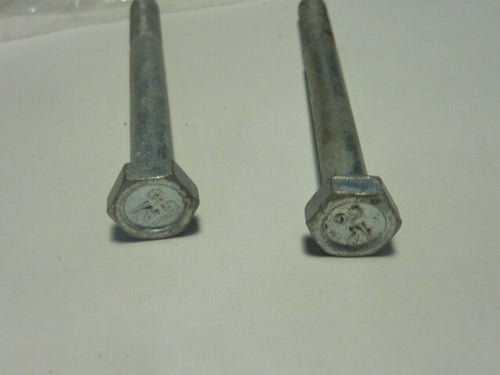 2 boulons acier  6x60 vintage