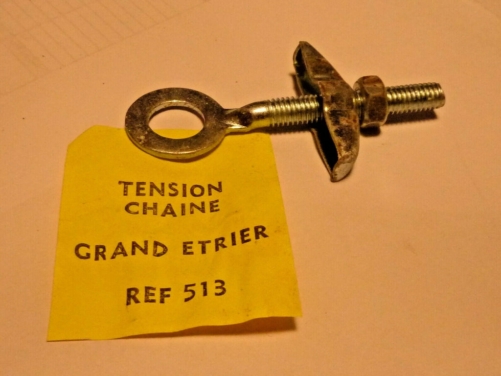NOS neu ancien Tendeur de Chaine M6x100 selon photo trou 11 mm ancien stock