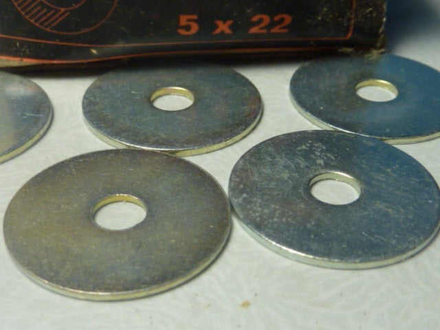 NOS Algi 5 Rondelles 5x22 velo vintage cyclo moteur mobylette
