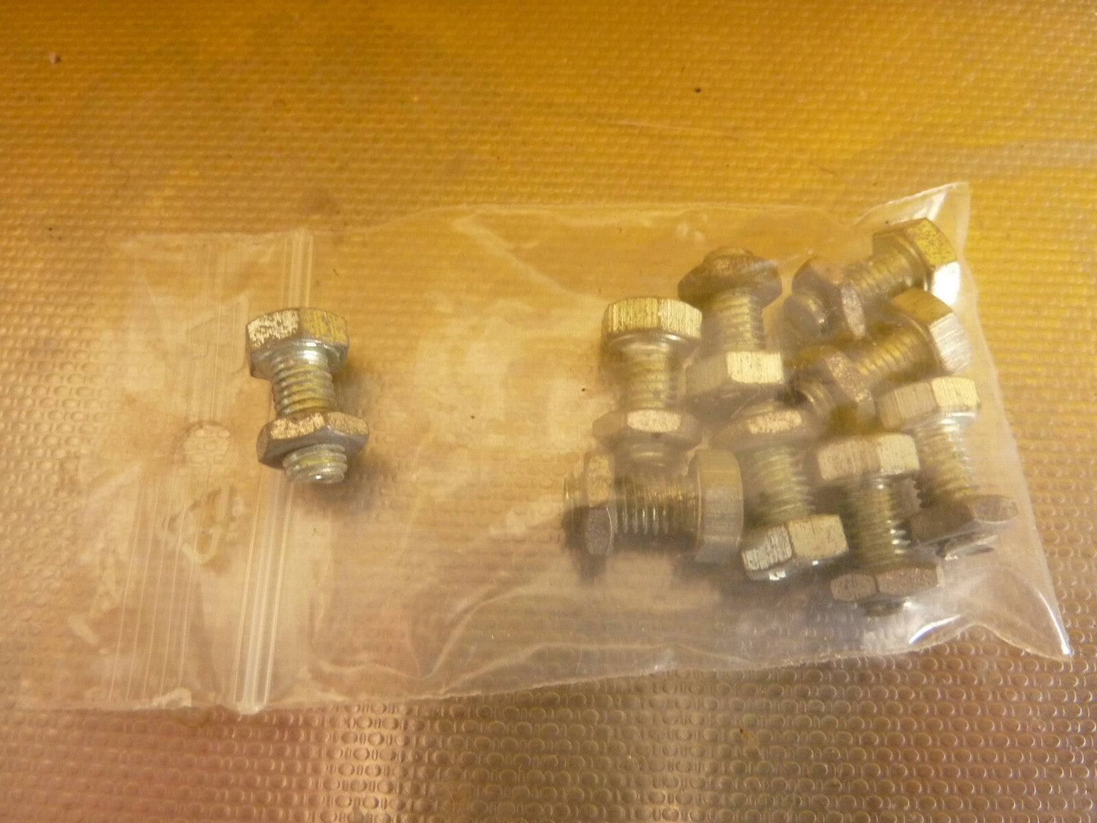 NOS ancien stock 9 boulon VIS mobylette CYCLOMOTEUR SCOOTER boulon  Échappement