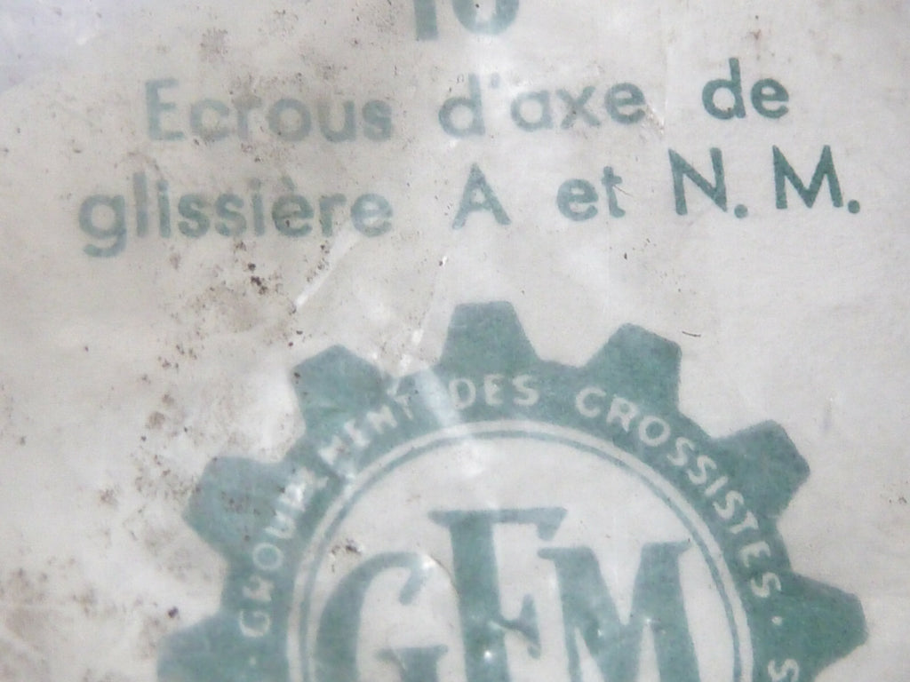 ✨ 1 Écrou d’Axe de Glissière Solex – Épaulé M6 – NOS Vintage GFM France ✨