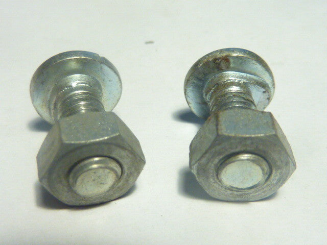 ✨NOS VIS tète ronde  méplat 2 vis bolt screw acier  vintage Carter garde boue ✨