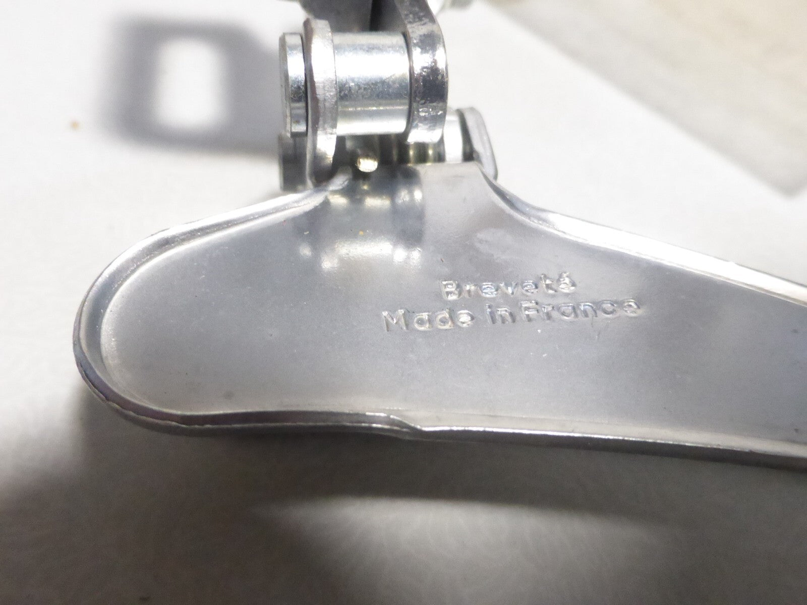 NOS SIMPLEX SJ A222 FRONT DERAILLEUR DOUBLE VINTAGE MADE IN FRANCE 101gr