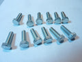 Algi 12 boulons vis acier 5x16 mm  pas de 0.8 mm carter velo mobylette solex