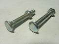 ✨ Ancien stock / NOS 2 vis Algi – M5 x 35 mm – Tête ronde à méplat avec collet