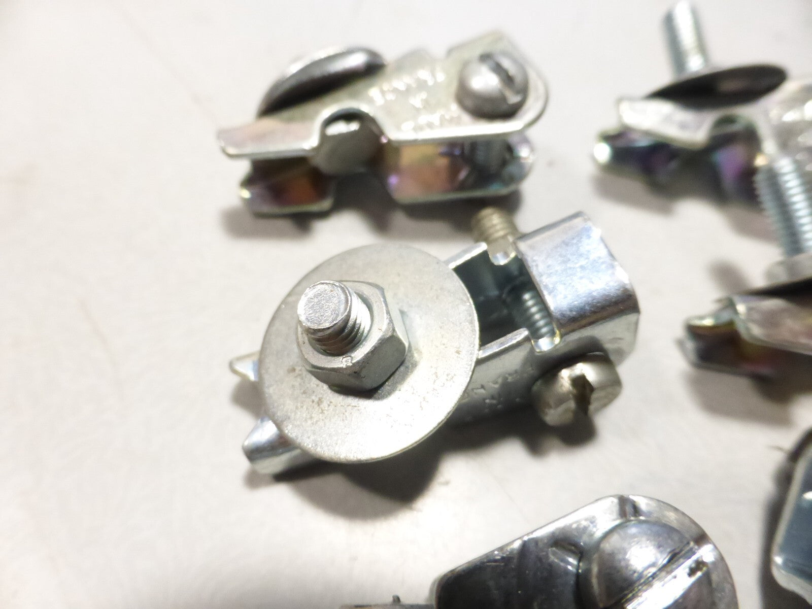 ✨ NOS lot 6 Support de Phare Vélo Cibié / Soubitez – Attache Vintage ✨