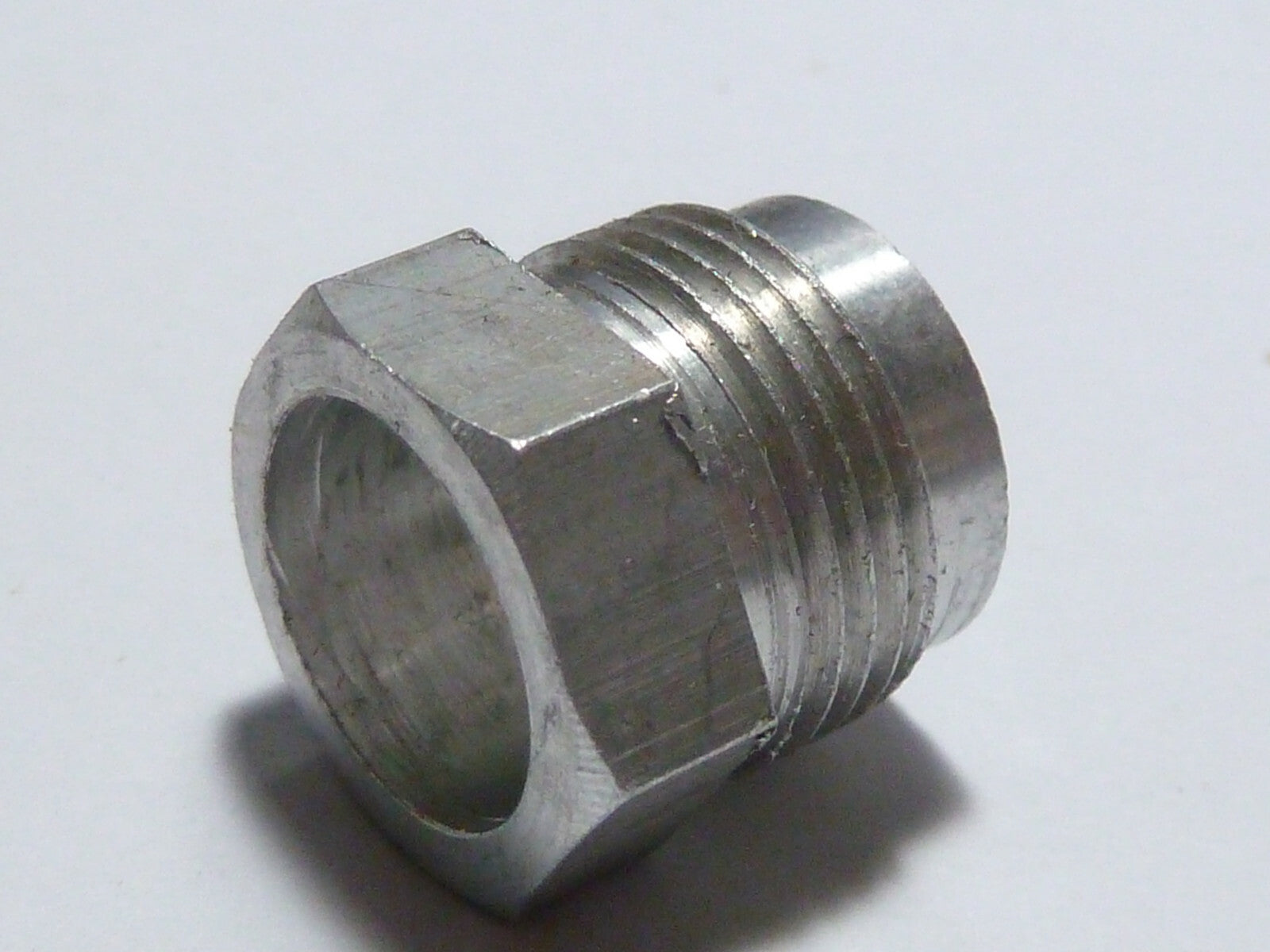 ancien stock vintage Raccord / écrou d'admission en aluminium 14 mm VéloSoleX