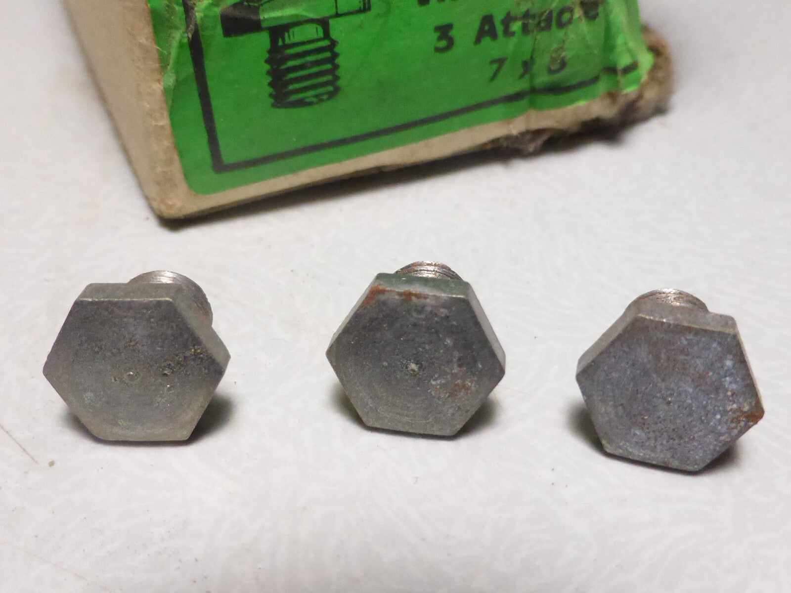 ✨ Ancien stock NOS Lot de 3 Vis de manivelle pédalier Algi – Vélo vintage✨
