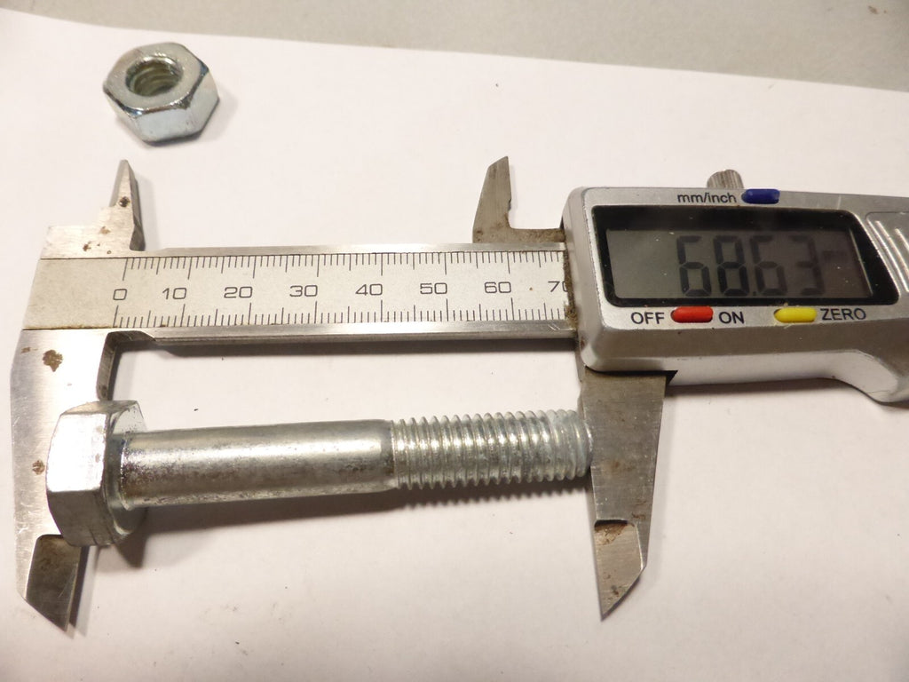 NOS vis Axe bas de cadre diamètre 10 mm x 60 mm solex fixation 3800 M10 chinois