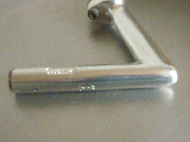 Potence 3TTT logo gravé alu 125mm 25,4mm 22 mm  80s
