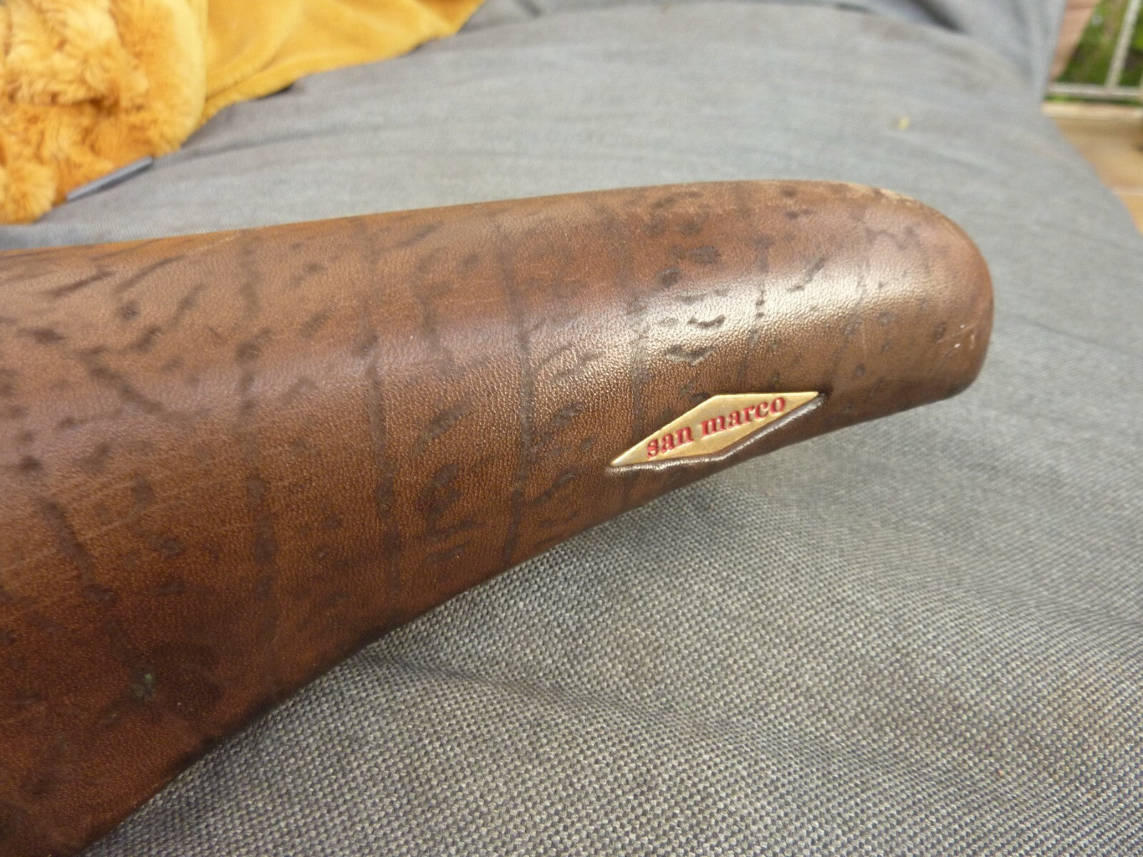 EROICA  Selle San Marco Rolls Cuir zébré Vintage course 1991