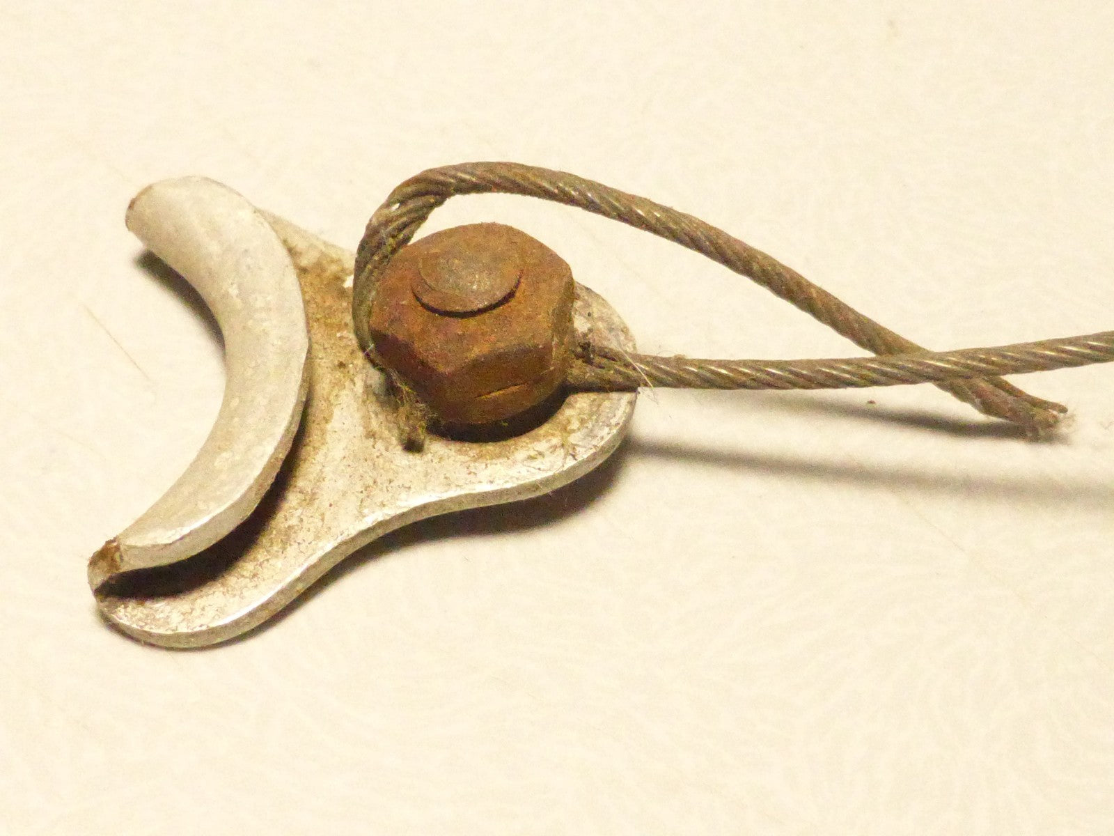Butée de gaine Mafac frein arrière brake cable velo ancien vintage pontet
