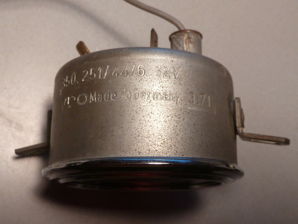 Oldtimer Chrom VDO Öldruckanzeige kg/cm² Dm: 6 cm 350.251/44/6 12 V | 03/71