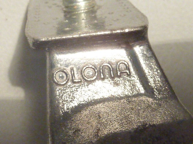 OLONA vintage Béquille  cycle en aluminium tube acier plastique 290 mm