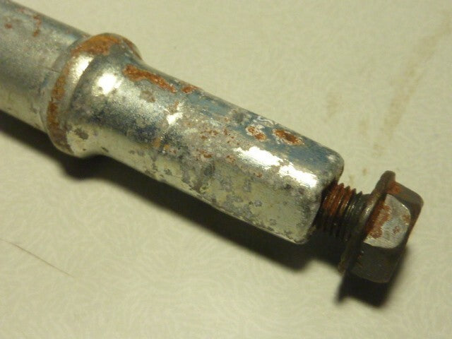 NOS Axe pédalier 127 mm acier boitier pédalier vintage ancien stock