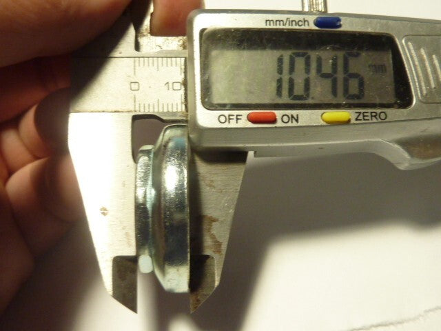 NOS contre écrou cuvette de jeu de direction 22,2 mm vintage ancien stock