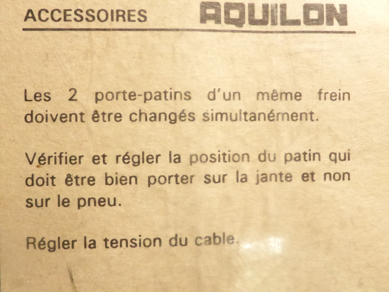 4 vintage  porte-Patin de Frein Pour  Vélo freins Patins