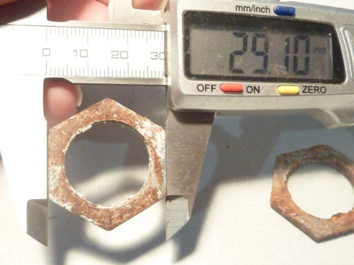 2  écrou boîtier de pédalier  BMX vintage 22 mm