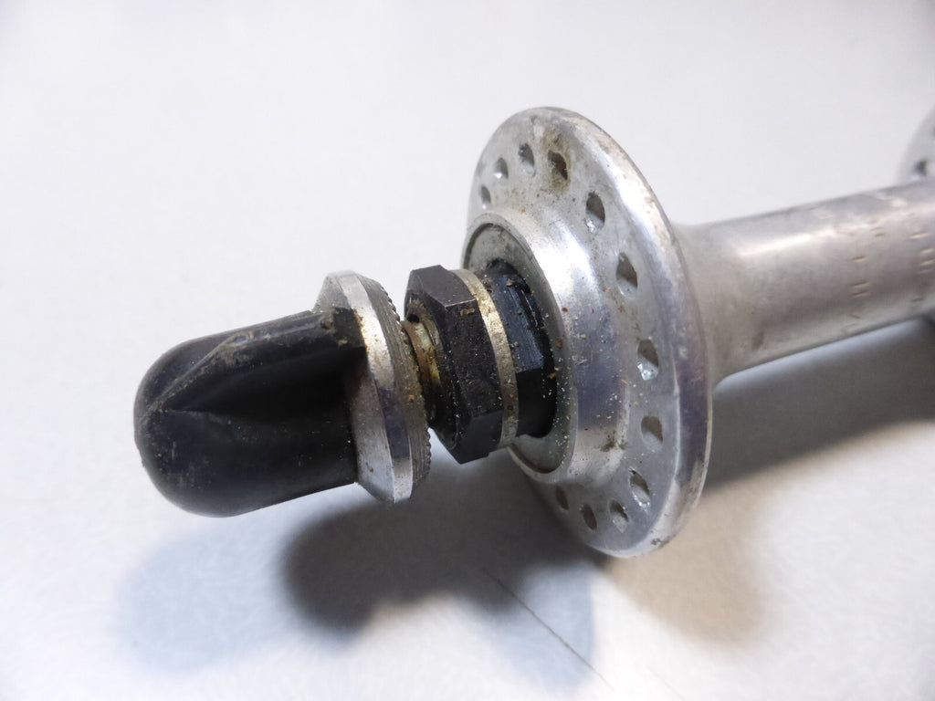4 vintage axe moyeux maillard sachs shimano front axle