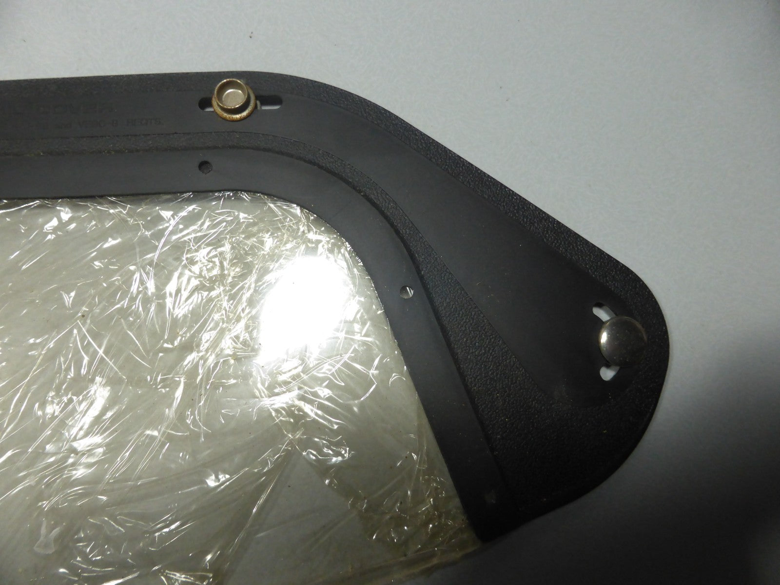 NOS 1 Vintage Casque Moto Visière fixe 5 attaches ILC Recomp  Made in USA visor
