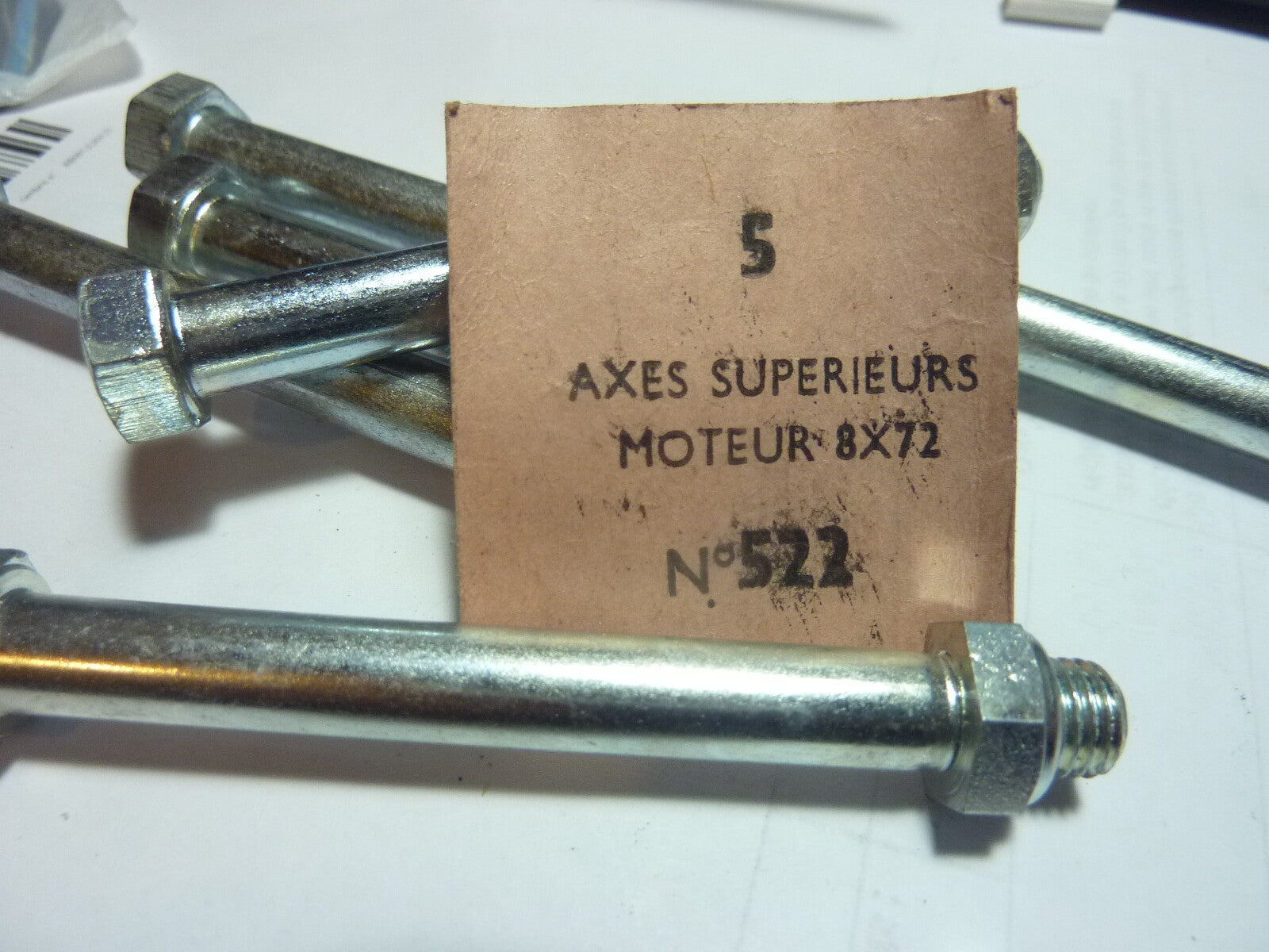 ✨ Algi – Axe de béquille adaptable fixation moteur 8x72 – Ancien stock ✨