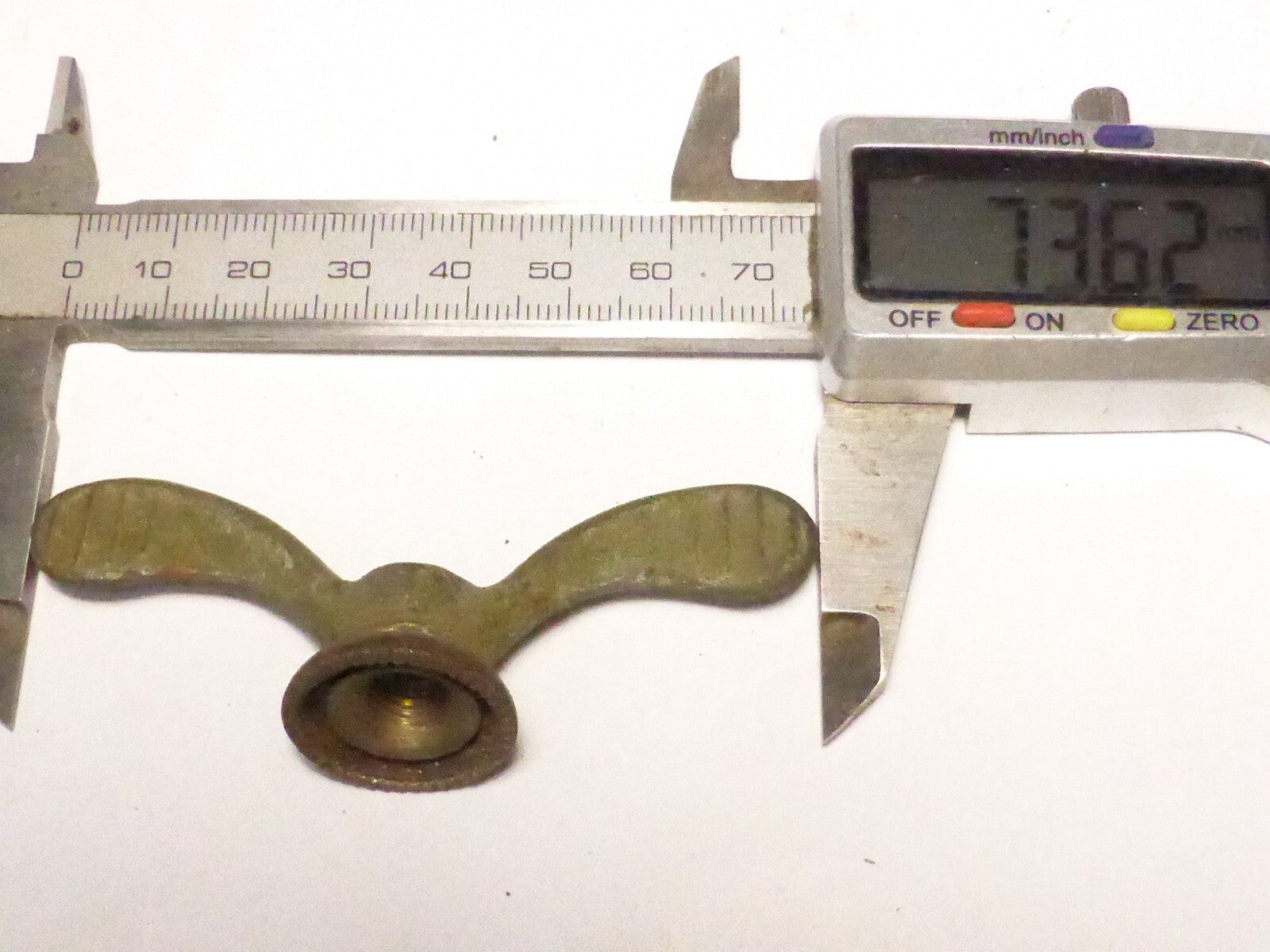 1 ancien Ecrous Papillon Velo Ancien Set Wing Nuts Brass 8 mm vintage