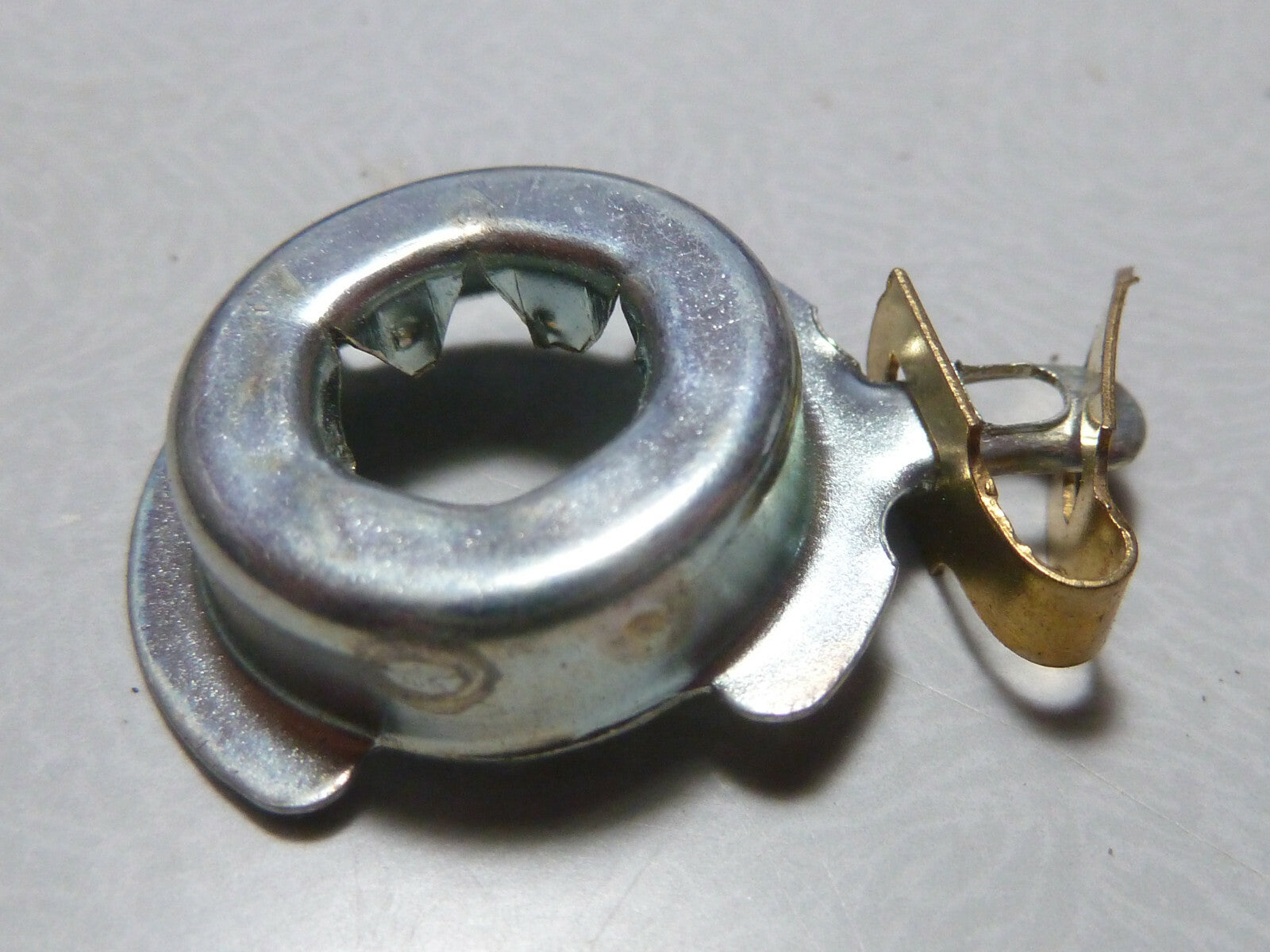 ✨ ancien vintage support porte ampoule 19 mm mobylette 104 BB vitalux soubitez ✨