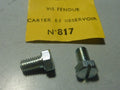 2 vis fendue  carter réservoir  (6/100)  Solex velo mobylette